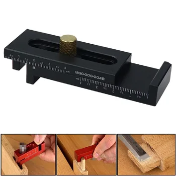 

0.5-4cm Wood Mini Gap Gauge Depth Measuring Saw Tooth Ruler Measuring Tool Mark Line Gauge Carpenter Measuring Tool