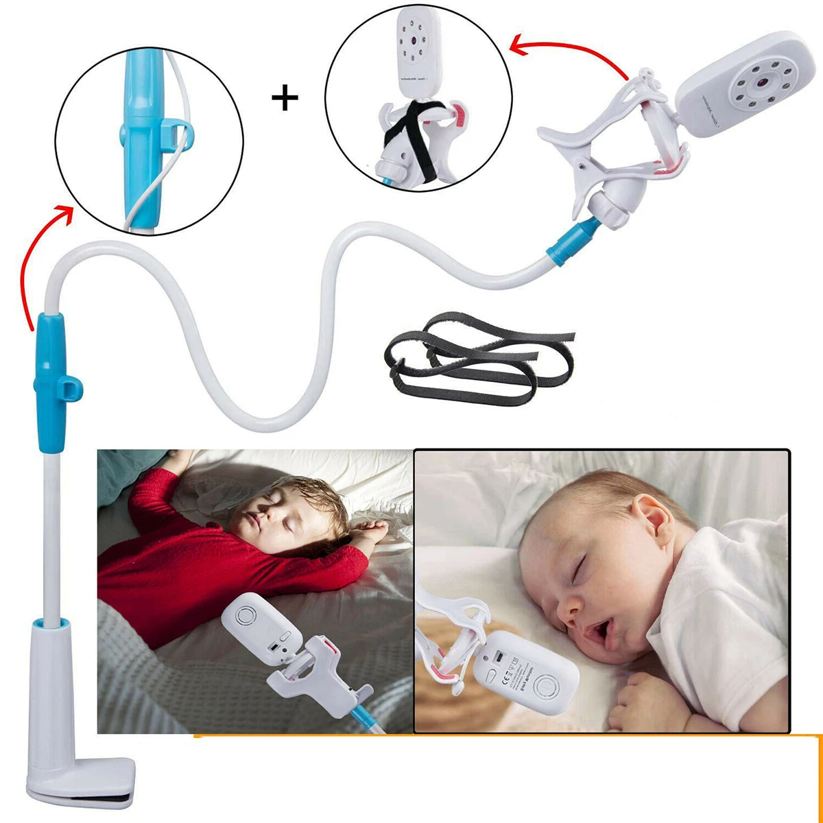 Support Mural Pour Moniteur De Bebe Support Universel Multifonctionnel Pour Telephone Lit Paresseux Berceau A Bras Long Reglable Support Mural Pour Appareil Photo Aliexpress