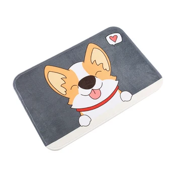 

Animals Cartoon Non-Slip Mat Household Water Absorbent Carpet Multifunctional Velvet Carpet High Quality Good Air Permeability