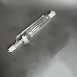 1Piece 25ml to 1000ml Lab Glass Constant Cylindrical shape separating funnel Constant pressure dropper funnel with GLASS Piston