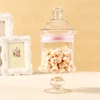 Transparent Creative Glass Bottles Decoration Crafts Transparent Dust-Proof Stand Dessert Candy Jars Tea Caddy Boxes Storage Jar 4