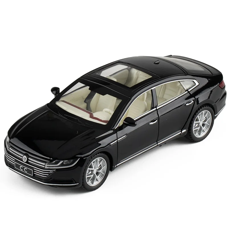 1:32 VW CC модель автомобиля из сплава звук и свет оттяните назад Функция дверь можно