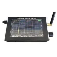 Analizador de espectro de 35M-4400M medición Simple del analizador de espectro de señal de interfono con pantalla LCD TFT a Color de 4,3 pulgadas(China)