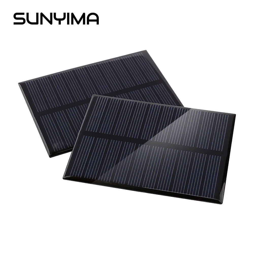 SUNYIMA 2 шт. 90*70 мм 5V160mA монокристаллические силиконовые солнечные батареи |