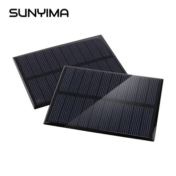 

SUNYIMA 2pcs 90*70mm 5V160mA Monocrystalline silicon solar panels cells