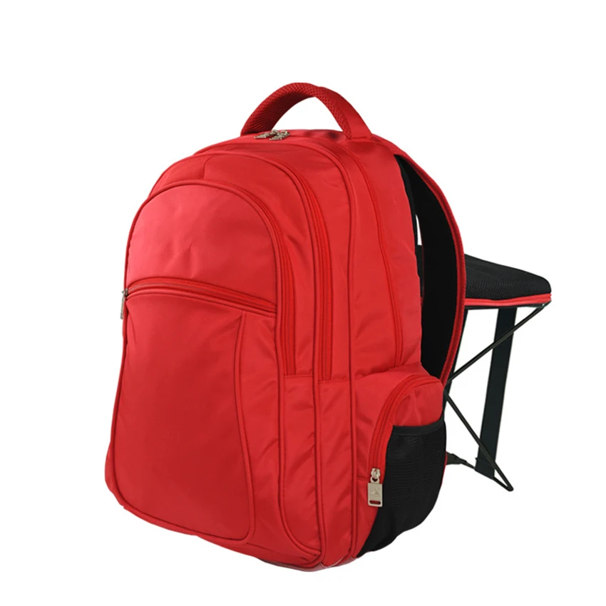 C1312 47L Fishing Chair Backpack Multifunctional Folding Stool Backpack Outdoor Casual Sports Mountaineering Hiking