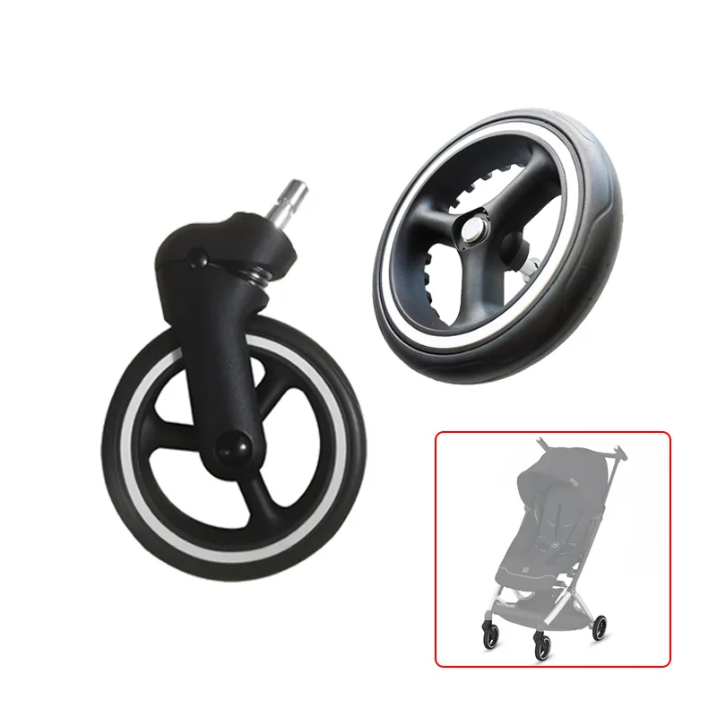 

Buggy Wheel For Goodbaby GB Pockit + All City Pushchair Replacement Rear Tire For Back Wheel PU Tyre Baby Stroller Accessories