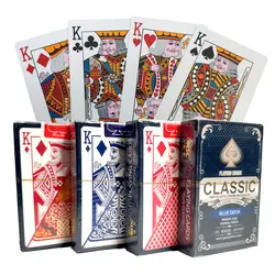10 цветов ПВХ игральные карты водоотталкивающие игральные карты пластиковые покерные карты стол для покера белого золота карты покера