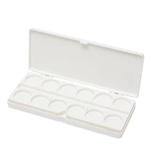 Белый 24 Сетки краски Палитра для дизайна ногтей краски принадлежности для рисования цветовая палитра для рисования цветные краски клей палитры инструменты