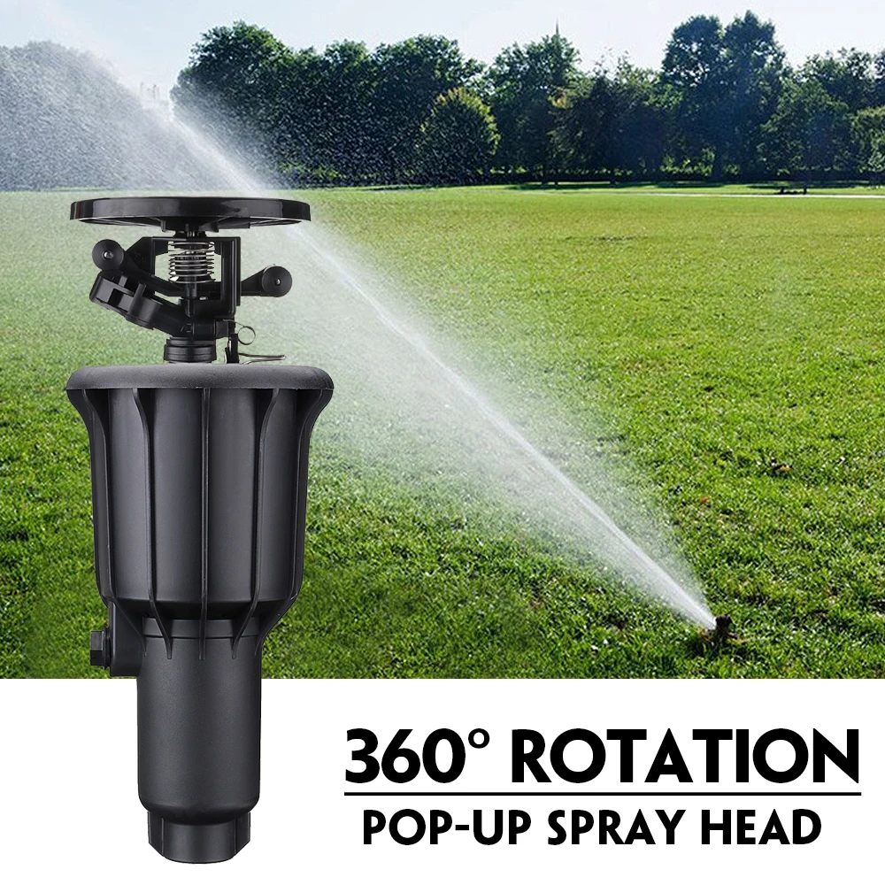 

High Water Pressure 360 Degrees Rotating Watering Pop-up Spray Head Sprinkler 1/2 Inch 3/4 Inch Integrated Sprinkler