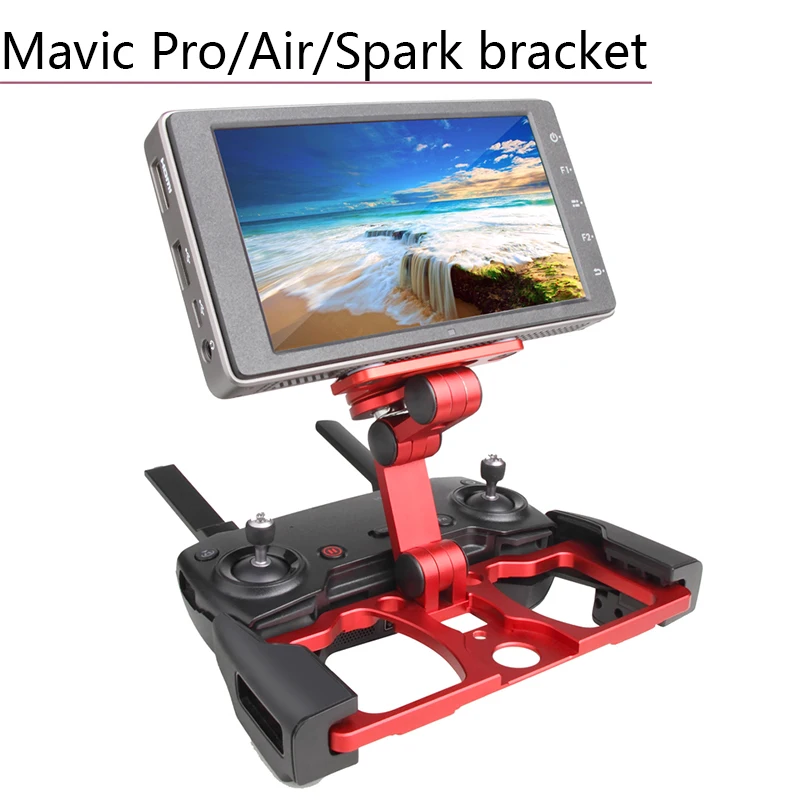Promo ADD Remote Controller Smartphone Tablet Clip Holder Folding Bracket for DJI MAVIC PRO AIR SPARK Monitor for Mavic Mini Accessories 