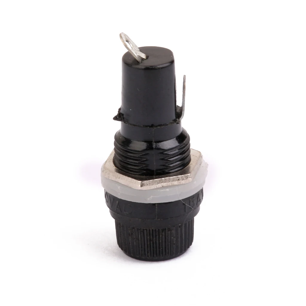 5Pcs Chassis / Panel Mount Fuse Holder Sockets for 5*20 Volume Fuse 250V 10A