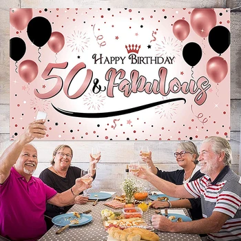 

50 Year Old Birthday Party Decor Birthday Bunting Banner Letter Hanging Garlands Pastel String Flags Party Photography Decor New