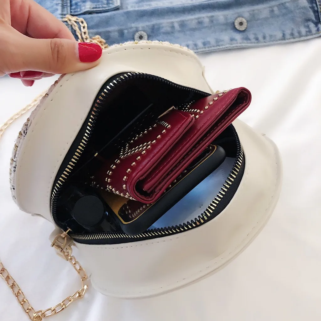 Aelicy Bolsos модные женские сумки-мессенджеры круглые Сумки На Плечо Дизайнерские Сумки через плечо твидовые сумки для женщин сумки с цепочками
