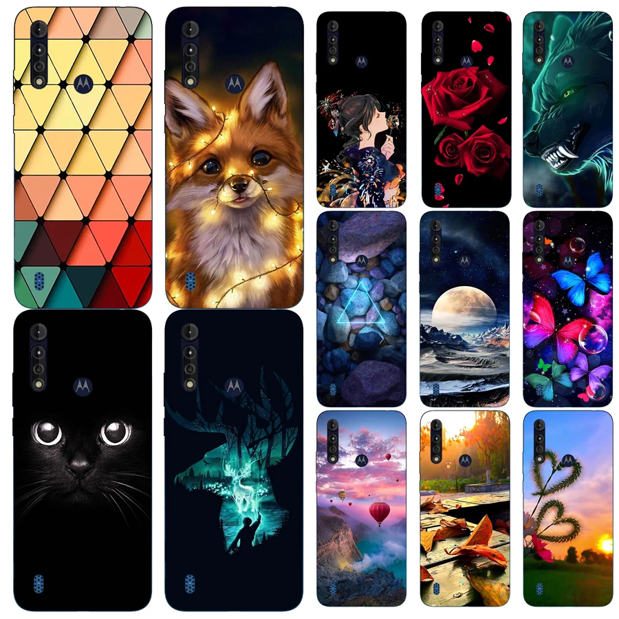 For Motorola Moto G8 Power Lite Case Cute pattern Silicone Cover for Plus Stylus Play cases G8Power Coque | Мобильные телефоны и