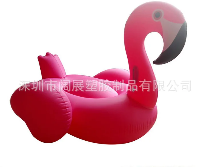 

Original Currently Available Environmentally Friendly PVC, Original Production 150 Cm Pink Inflatable Flamingo Ride Floating Row