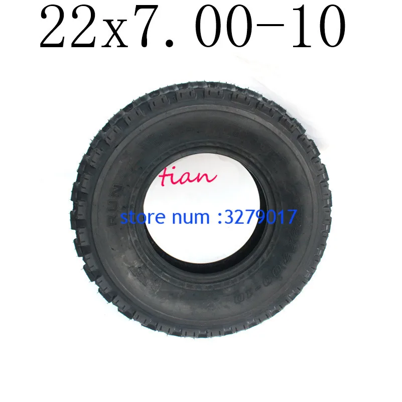 Супер хорошего качества картинг детская коляска ATV UTV 22x7. 00-10 дюймов бескамерная Резина для шин