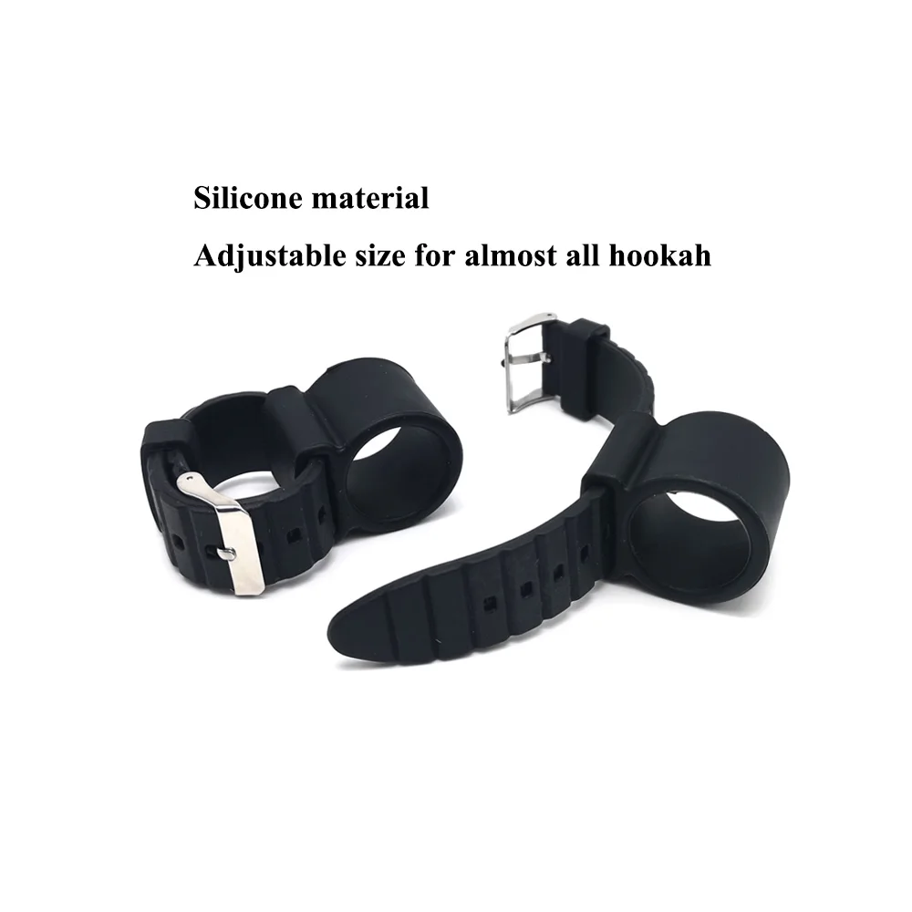 Hookah Holder LOMINT Watch Style Silicone Shisha Hose Holder Hookah Mouthpiece Holder Narguile Nargile Accessories LM-0927 hookah holder hookah accessories