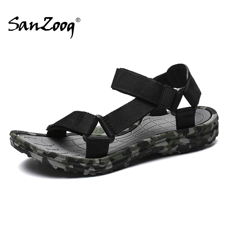 Skup Klasyczne męskie sandały gladiatorki letnie modne sandały na plażę Outdoor kamuflaż rzymskie sandały Casual Plus rozmiar 48