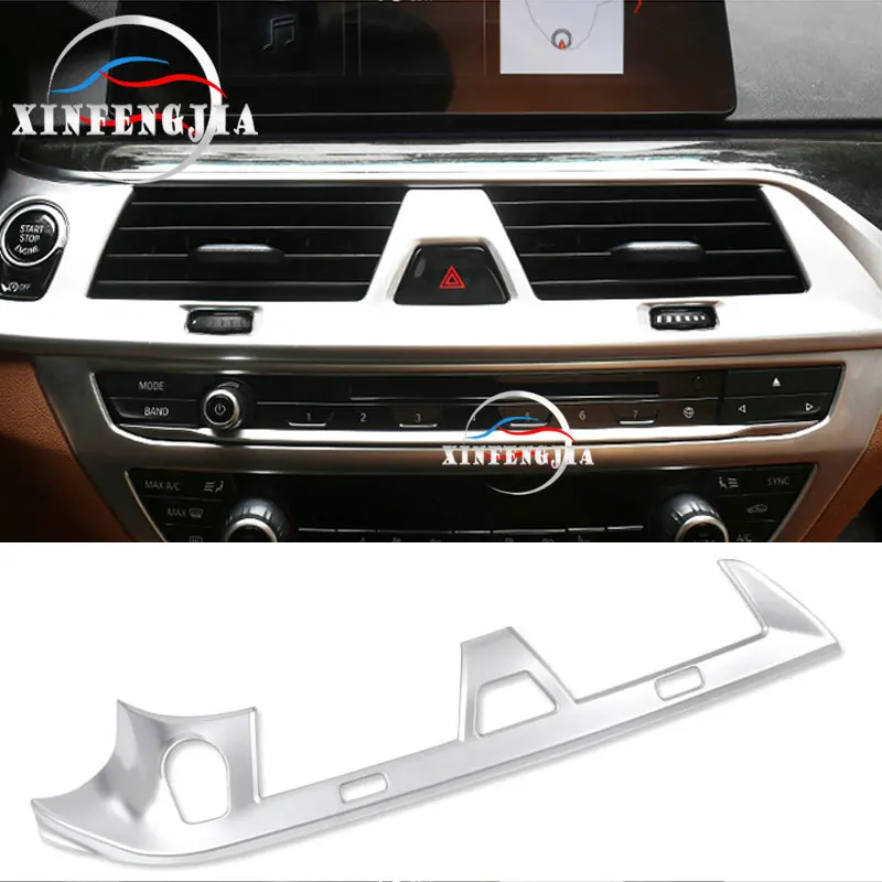 

For BMW 5 Series G30 17-19 & 6GT G32 18-19 Chrome Center Air Outlet Vent Panel Cover Trim
