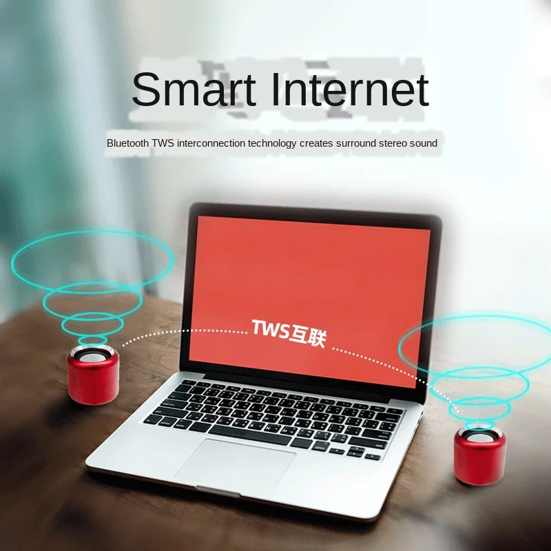 Беспроводной мини динамик SEMVIS A8 TWS портативная Bluetooth колонка с сабвуфером для