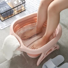 Бытовая Складная Пластиковая педикюрная ванночка для ног, утолщенная портативная Массажная ванночка для ног, артефакт