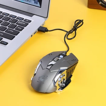 

Lighting Gaming Mouse X8 3 Speed 1800DPI 6 Buttons Wireless Kit Desktop Laptop for Household Computer Accessories