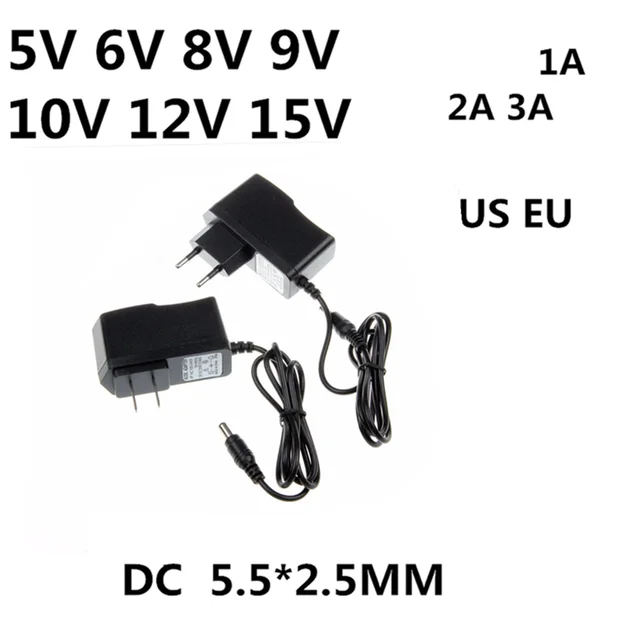 Power Adapter DC 5V 9V 12V 24V 1A 2A 3A Adaptor 220V To 5 V 12 V Volt  Charger Supply Universal Switching EU US Plug 220V To 12V - AliExpress