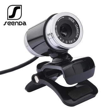

SeenDa USB Webcamera 360 Degrees Digital Video Webcam with Microphone Clip CMOS Image for Computer PC Desktop Laptop TV Box