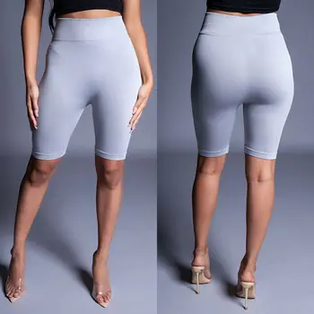 

2019 New Women Casual Autumn Winter Pants Elastic High Waist Leggings Fitness Sports Running Training Slim Knee Length Leggings