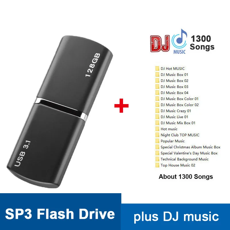 USB твердотельный накопитель SSD 1 ТБ 512GB 256GB 128GB жесткий диск Cle USB 3,1 ручка-накопитель бамбуковый чехол для ноутбука адаптер lightning в подарок - Цвет: SP3 plus DJ