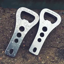 Титановый сплав вино стартер розлива брелок высокой твердости Портативный Открытый самообороны EDC