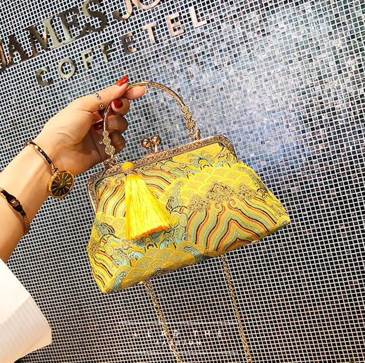 vintage bag bags women chain shoulder crossbody bag women's handbags (41)