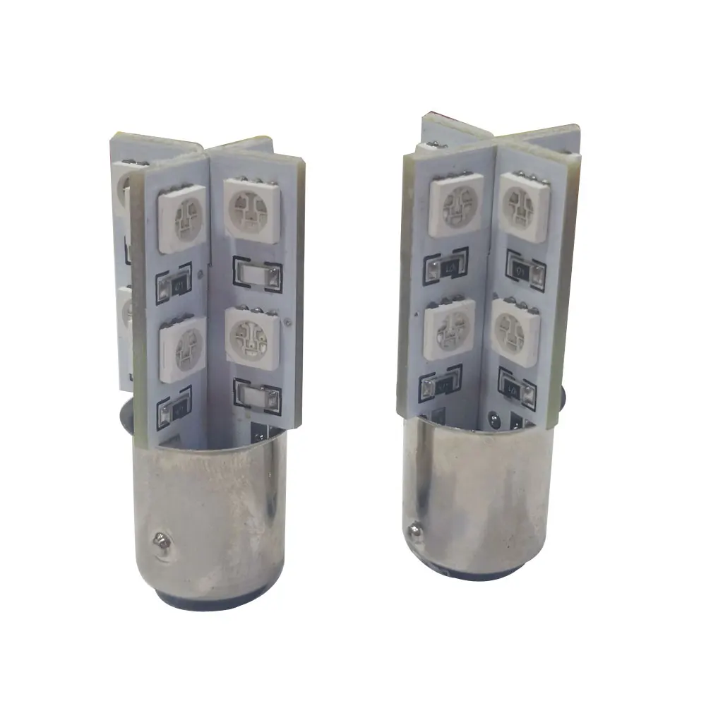 

4 шт. S25 1156 1157 светодиодный Автомобильная задняя лампа стоп светильник s 12 В автомобильная лампа заднего хода дневные ходовые огни белый желтый синий Re