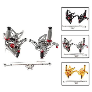 

Adjustable Shift Rear Set Footrest Pegs Bracket Kit For Kawasaki Z1000 2014-2017 Gold Gray Black Arashi Motorcycle Accessories