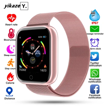 

I5 Bluetooth Smart Watch Sport Waterproof Heart rate Blood Pressure Men Women Kids Smart Watch Bracelet for Android IOS Vs D20