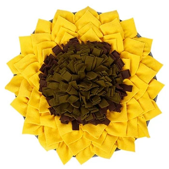 

Doglemi Pet Snuffle Mat for Dogs, Interactive Feed Game for Boredom, Encourages Natural Foraging Skills for Cats Dogs Bowl Trave