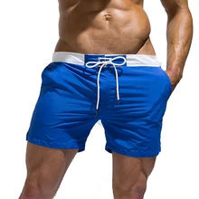 

Summer New Men's Light Thin Boxer Shorts Solid Casual Quick-Drying Breathable Beachwear Swimwear Surf Board Shorts For Male 2xl