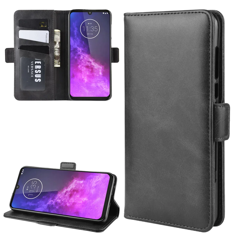 Case For MOTO One Zoom Leather Wallet Flip Cover Vintage Magnet Phone Coque | Мобильные телефоны и аксессуары