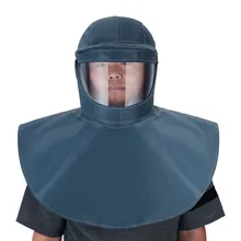 Пескоструйная крышка шаль крышка Пылезащитная маска встроенный шлем химическая кислота и щелочь сопротивление