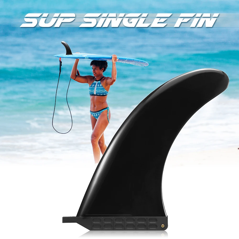 SUP одно плавник центральное ребро Мягкий ТПУ Лонгборд доска для серфинга Paddleboard Fin 8 ''/9''