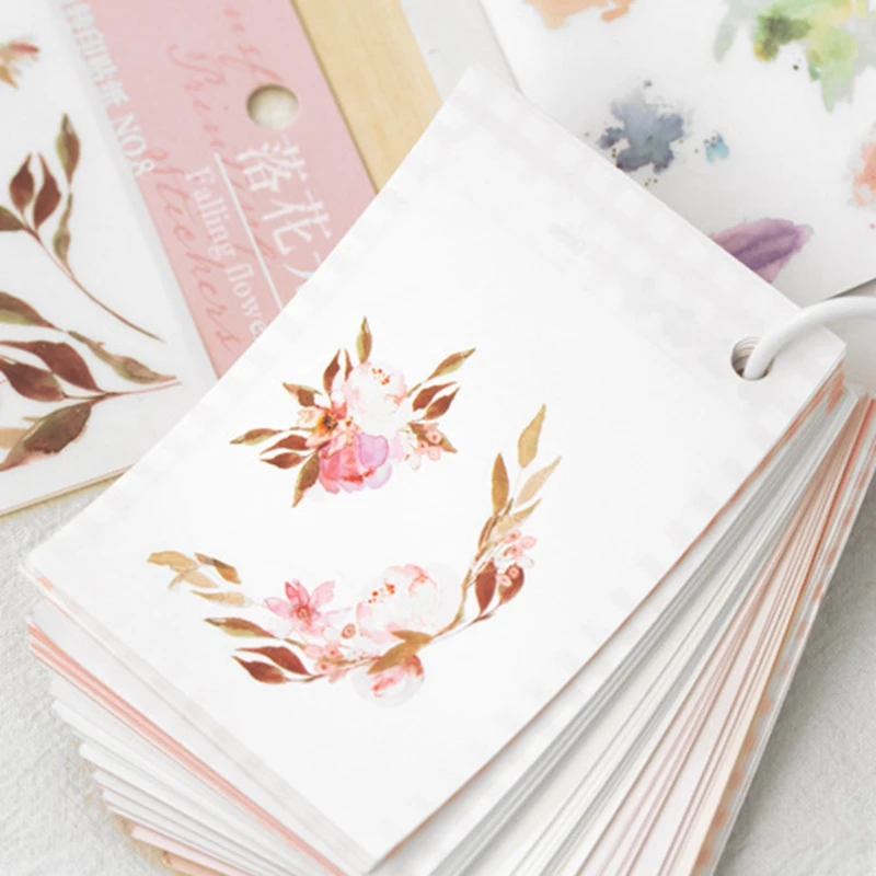 DIY Rub On Transfer Stickers Aesthetic Scrapbooking Material Plant Flower Planet Journal Album Diary Canvas Decoration 2Pcs/Set decorative stickers,diy scrapbooking accessories