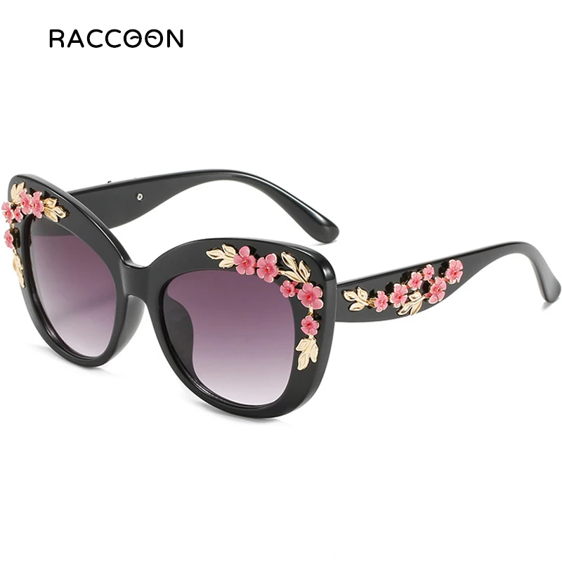 Rose Fancy Decorative Eyewear Fashion Retro Design Flower