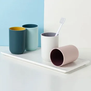 

1Pc Multifunction Bathroom Accessories Food Grade Mouthwash Cup Home Drinkware Plastic Rinse Cups Water Mug