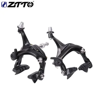 

ZTTObrake clamp brakes Roadbike dead fly brakes set double pivot brake aluminum side pull calipers front and rear brake pads1set