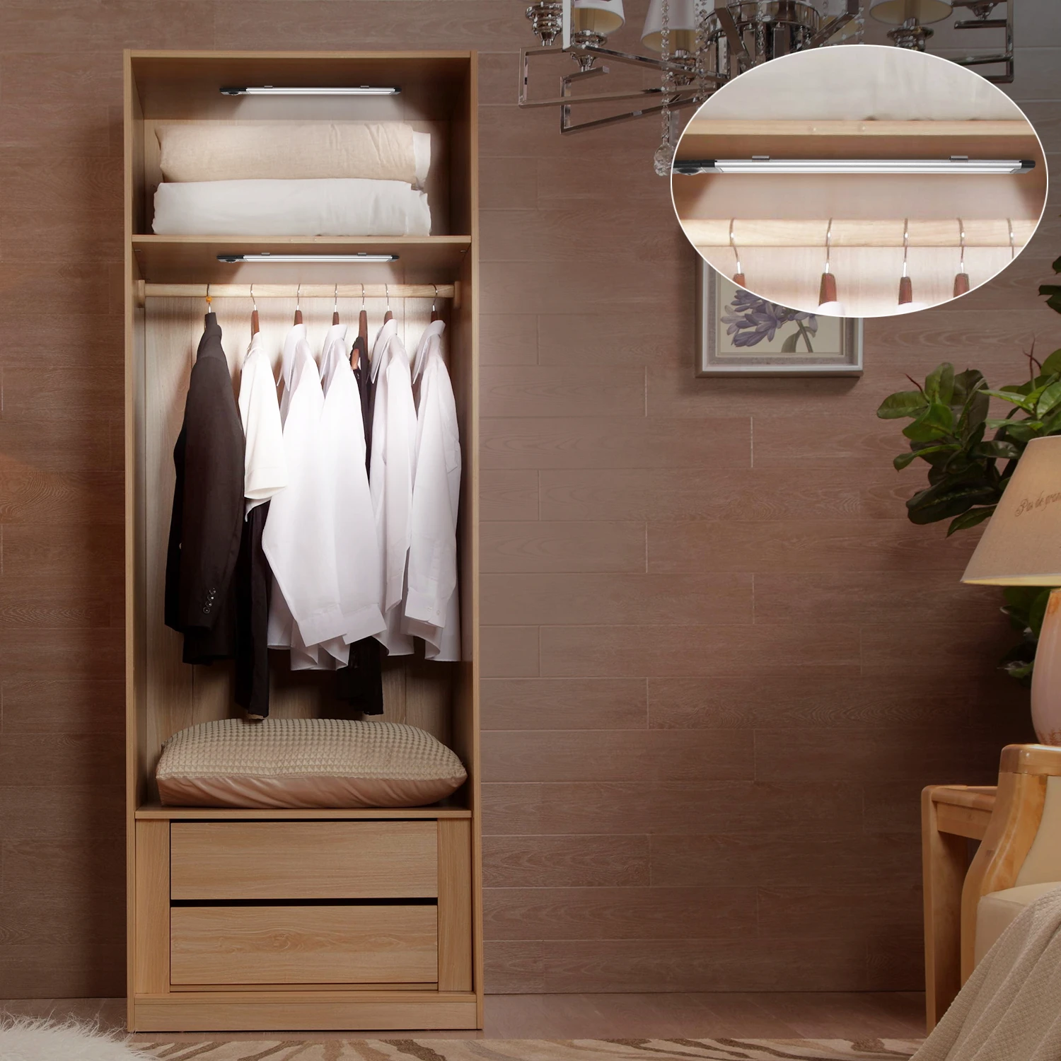 

Closet Light Motion Light Intelligent gesture induction switct Closet Lights Cabinet Lighting Anywhere for Wardrobe and Kitchen