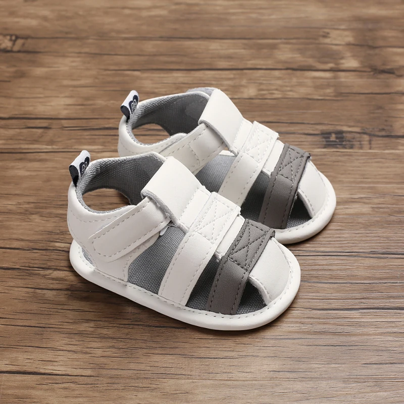 Новые летние сандалии на мягкой подошве для новорожденных мальчиков и девочек обувь для самых маленьких кроссовки Prewalker