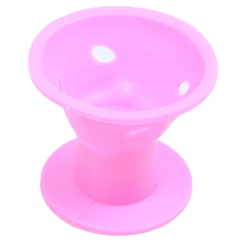 

20PCS of pink ic hair reel no clip no hot silicone hair curlers professional hair tools