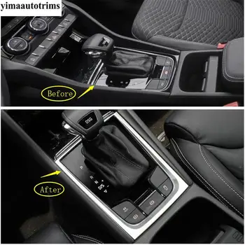 

Transmission Shift Gear Panel Frame Decoration Cover Trim Fit For Skoda Kodiaq 2017 - 2020 Matte ABS Interior Kit Accessories