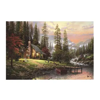 

High Definition Oil Painting Prints on Canvas Frameless Wall Art Paintings Picture for Living Room Bedroom Home Decoration (Land